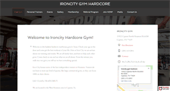 Desktop Screenshot of ironcitygymhardcore.com